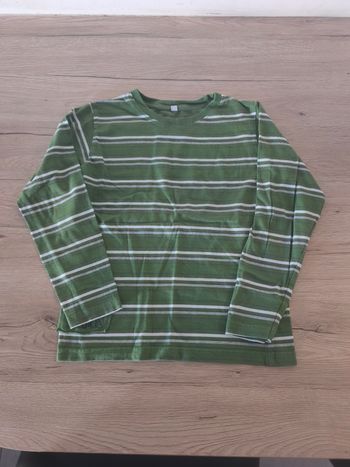 Tee-shirt manches longues 10 ans rayé