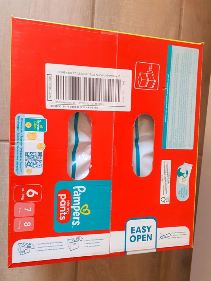 Pampers baby Dry pants taille 6 - photo numéro 2
