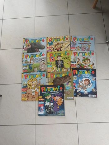 Lot de 10 magazines Pirouette pour enfants de 5 à 8 ans