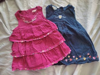 Robes printemps/ automne 6 mois