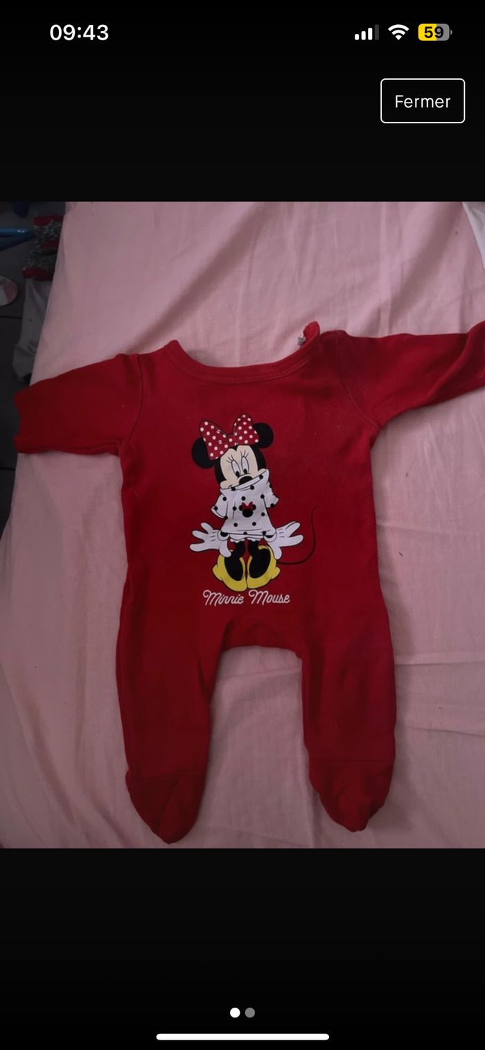 Pyjamas Minnie naissance