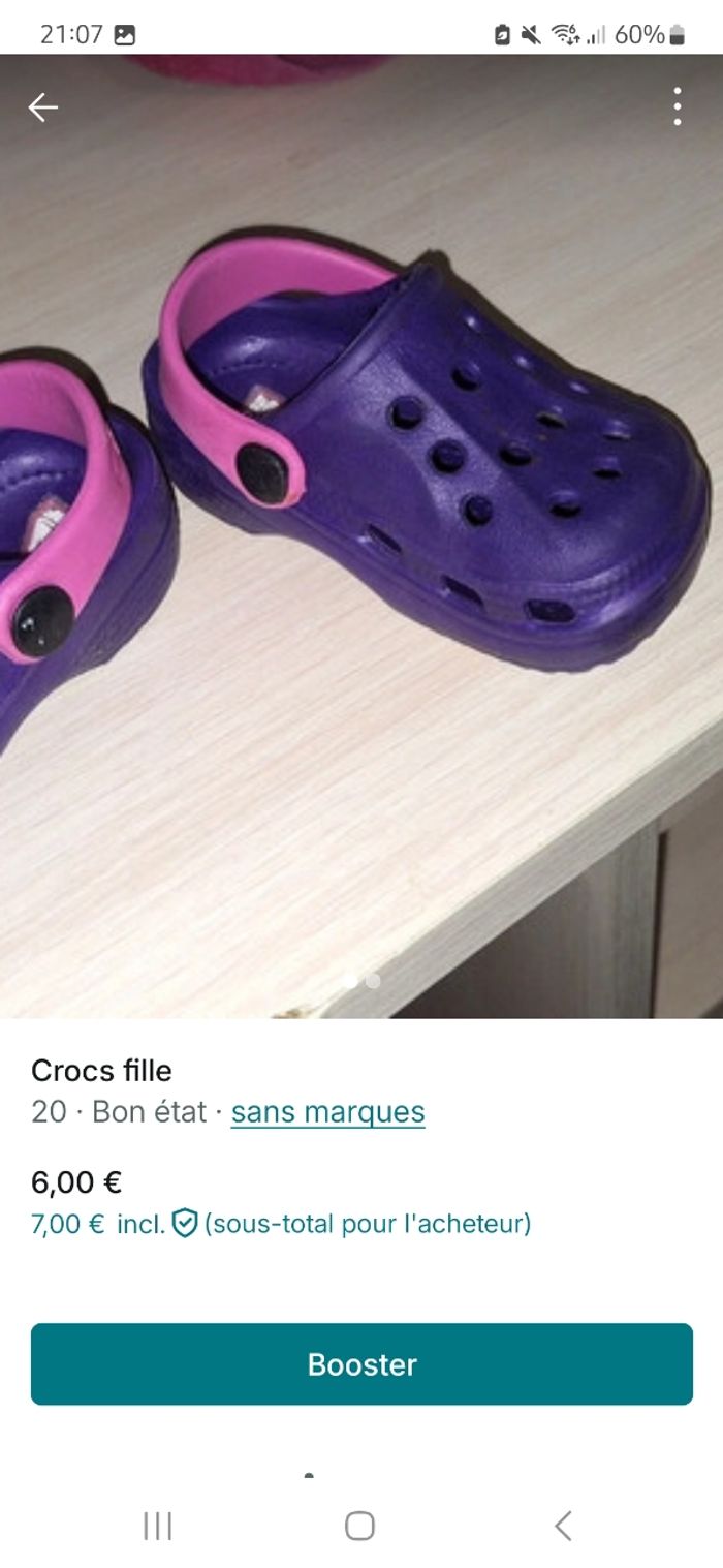 Crocs fille