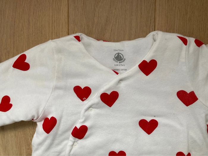 Combi ouatinée coeur - photo numéro 3