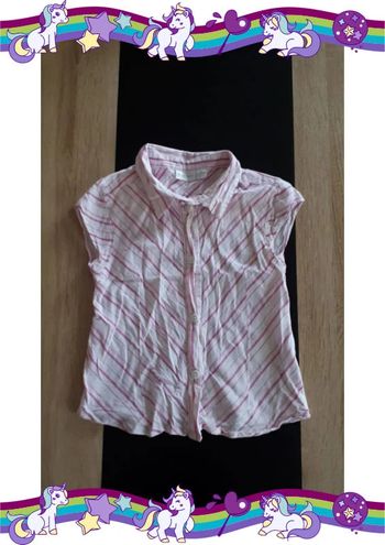 Chemise manche courte 5 ans