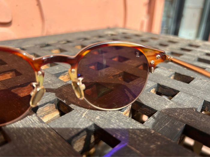 Lunettes de soleil Jimmy Fairly Pelote marron - photo numéro 6