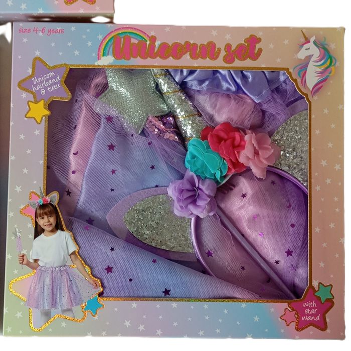 12 Ensemble de Costumes de licorne pour Fille - photo numéro 3