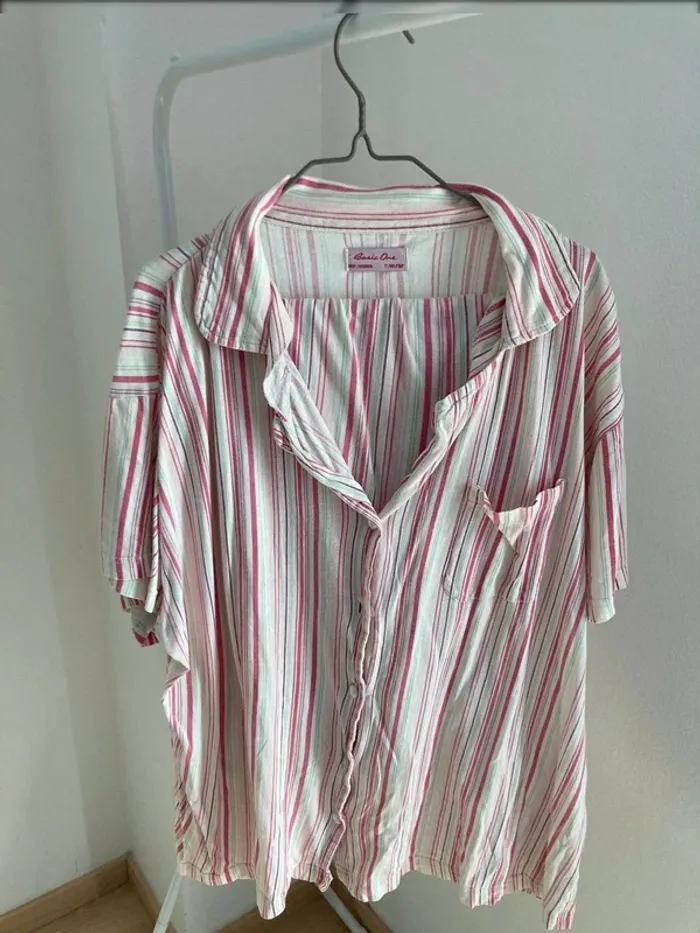 Ensemble pyjama rayé rose