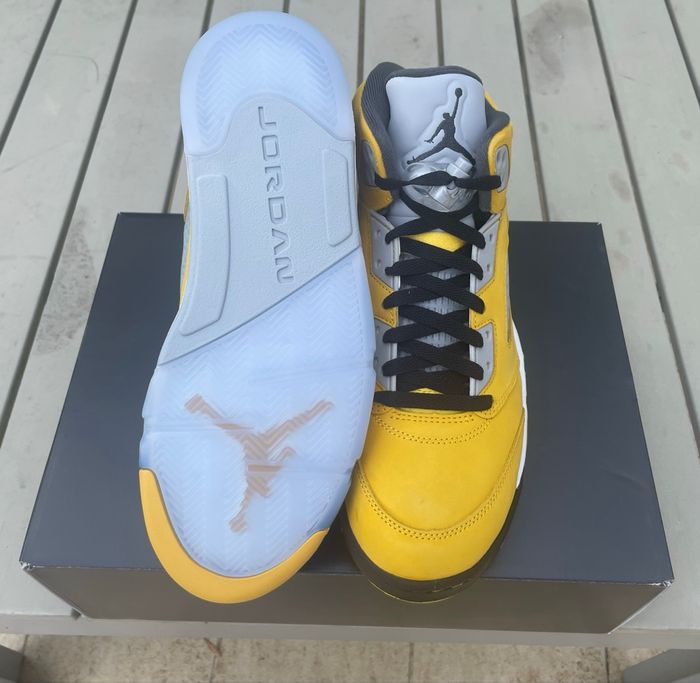 Air jordan 5 Retro Tokyo jaunes - Neuves en taille - photo numéro 6