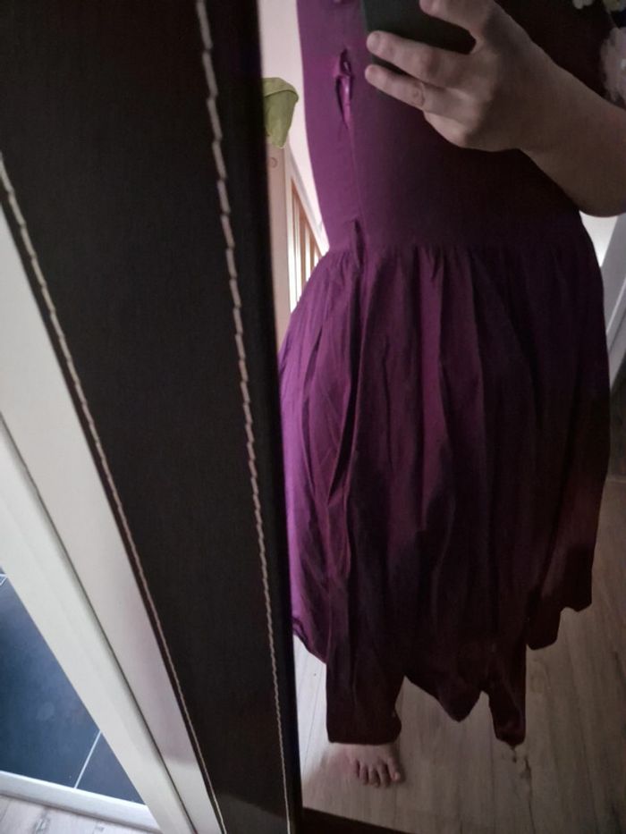 Superbe robe lindy bop prune fushia taille 44 - photo numéro 7