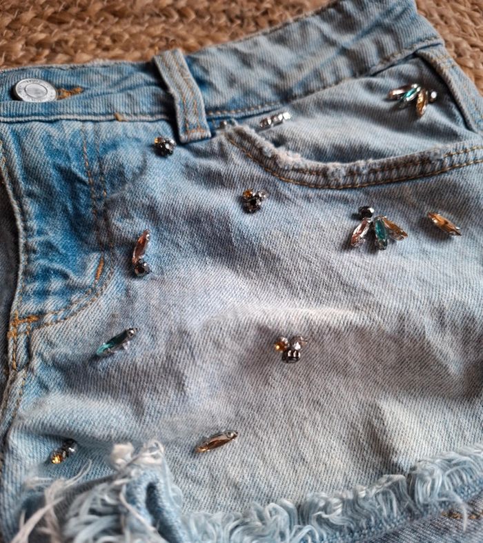 Short en jeans Zara 🩷 - photo numéro 2