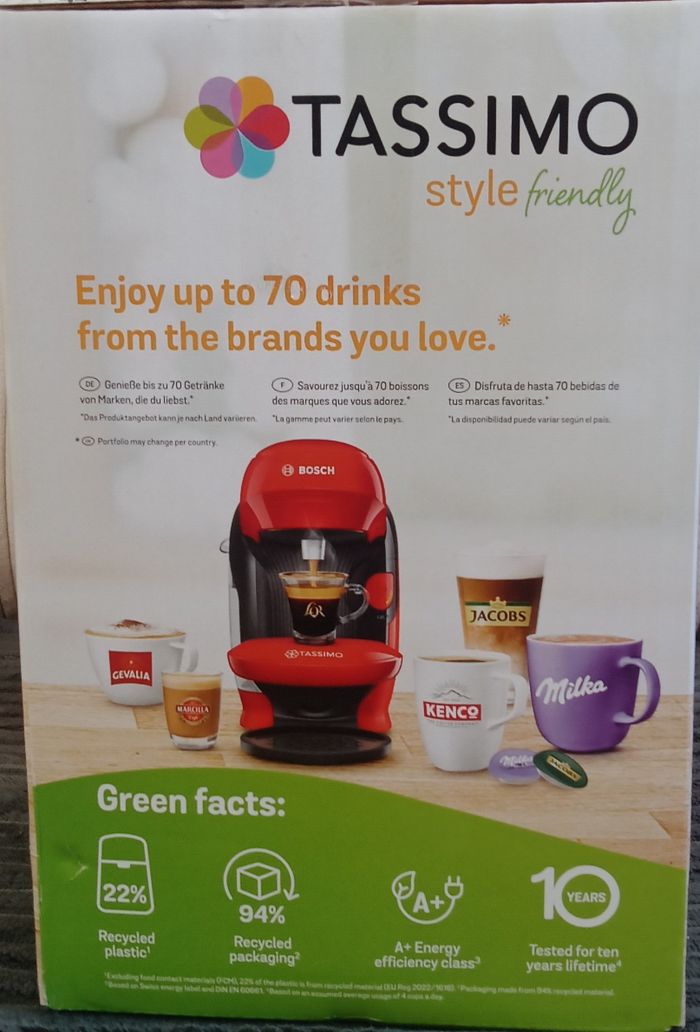 Machine à café expresso  rouge - photo numéro 2