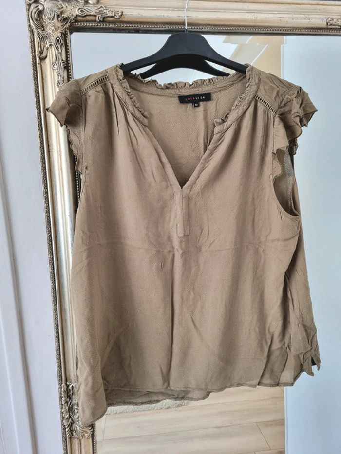 Blouse kaki Lola Liza femme