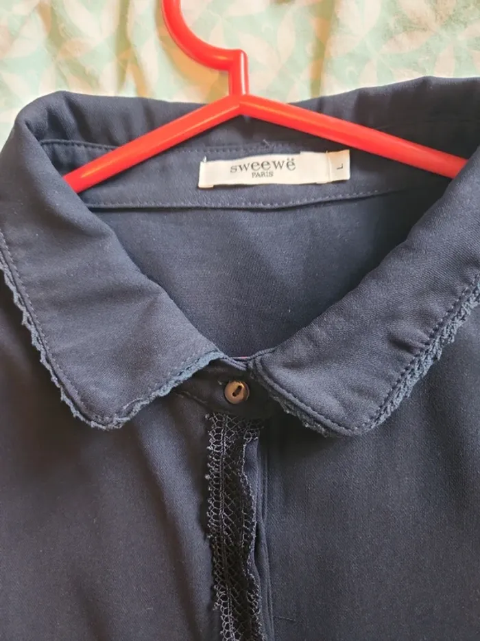 Chemise bleu marine Sweewë - photo numéro 5