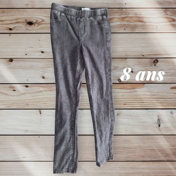 Jegging gris 8 ans Kiabi