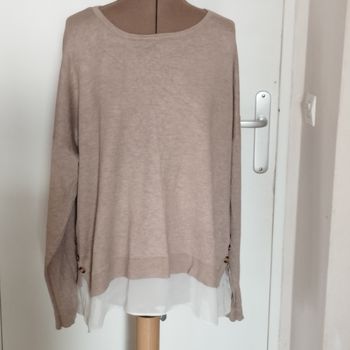 Pull fin 2 en 1 Neuf femme XXL