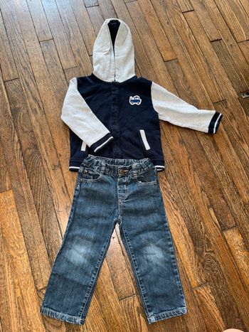 Gilet et jeans Bout’chou 18 mois