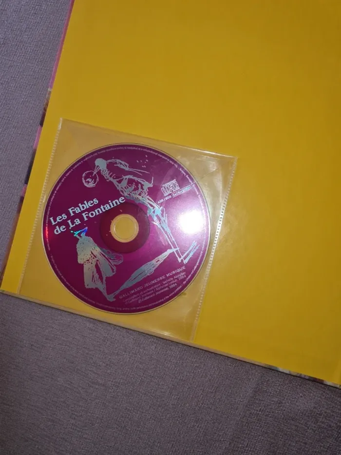 Livre les fables de la fontaine avec CD - photo numéro 4