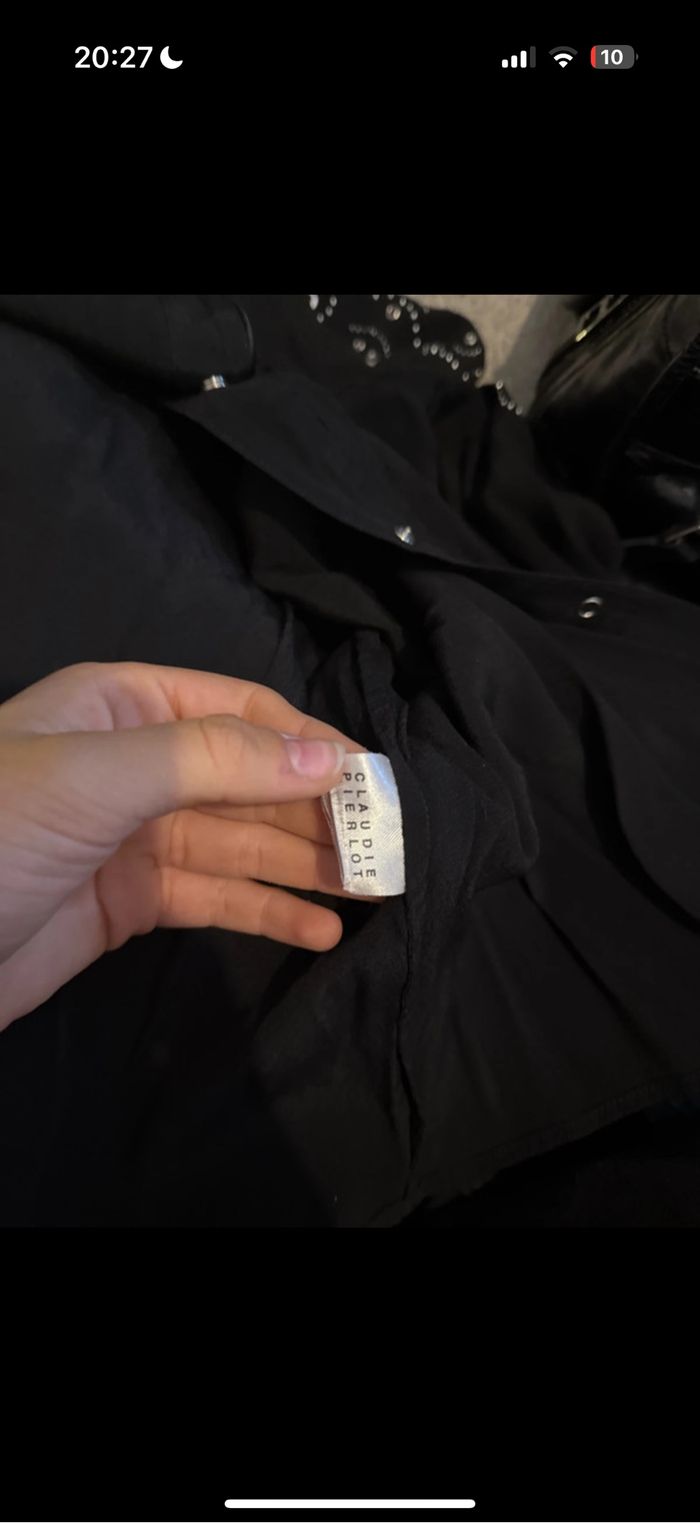 Chemisier noir Claudie pierlot - photo numéro 5