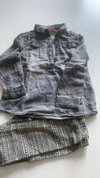 Chemise longue avec legging