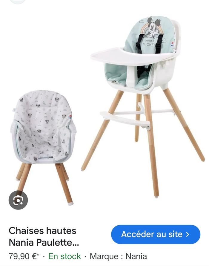 Chaise haute