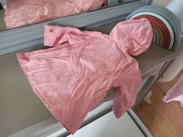 Trench rose avec capuche 9 mois KIABI - photo numéro 5