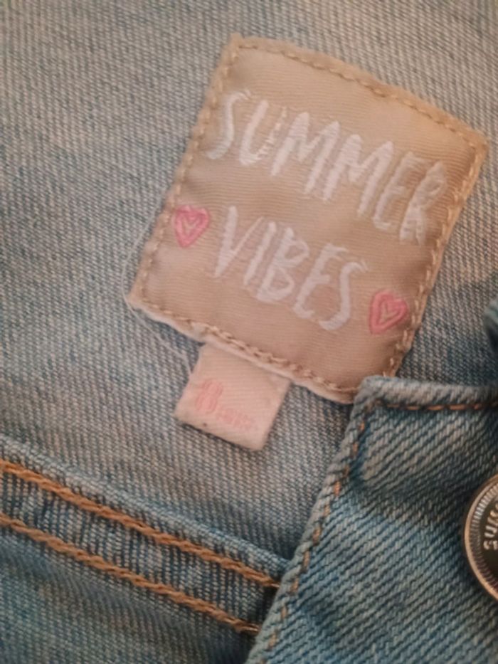 Veste en jean fille 8 ans - photo numéro 2
