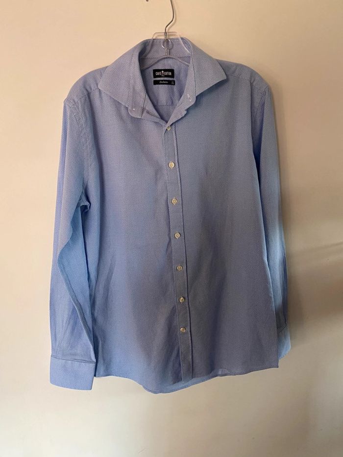 Chemise café coton