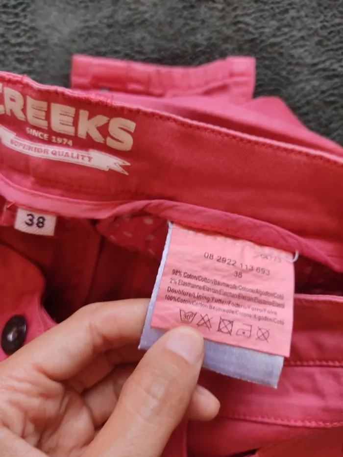 Pantalon skinny femme rose Creeks 38 Neuf - photo numéro 9