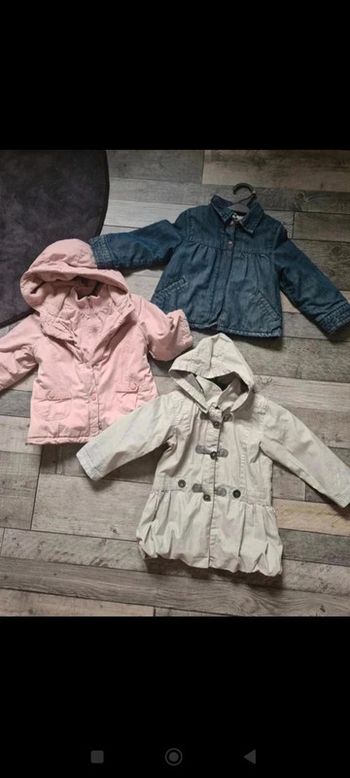 Lot manteaux 18 mois obaibi