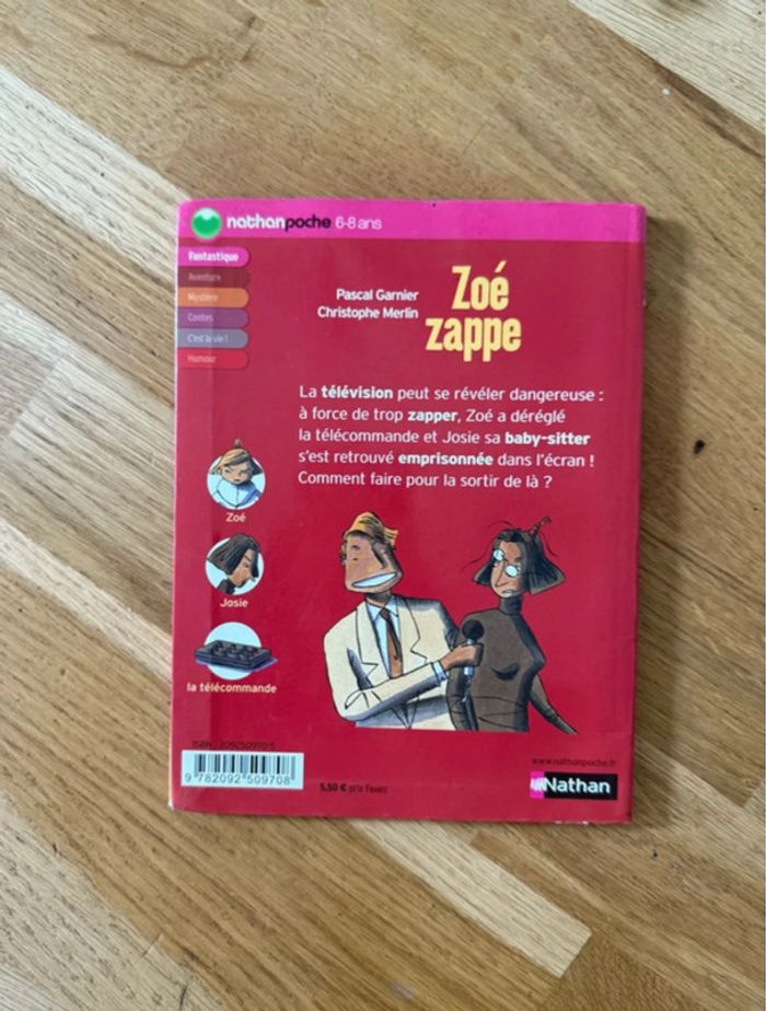 Livre 1er roman Nathan 6/8 ans  Zoé Zappe - photo numéro 2