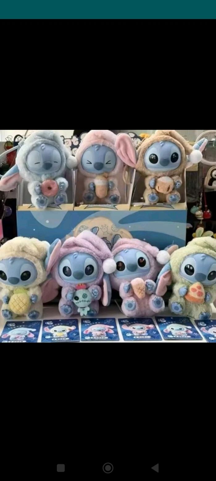 Peluche doudou porte-clé Labubu Stitch neuf - photo numéro 2