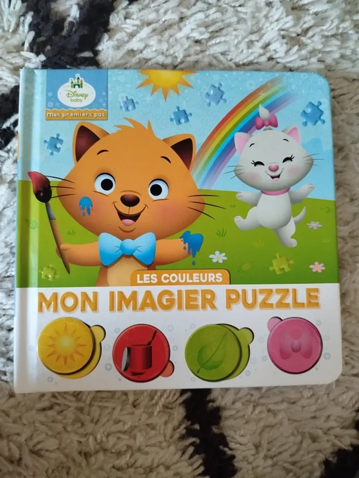 Livre "mon imagier puzzle" Disney Baby