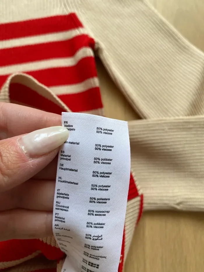Pull marinière rayé Claudie pierlot - photo numéro 7