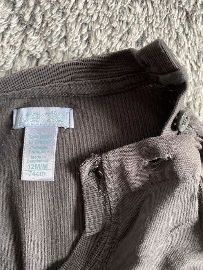 Teeshirt manches longues Okaïdi - 12 mois - photo numéro 3