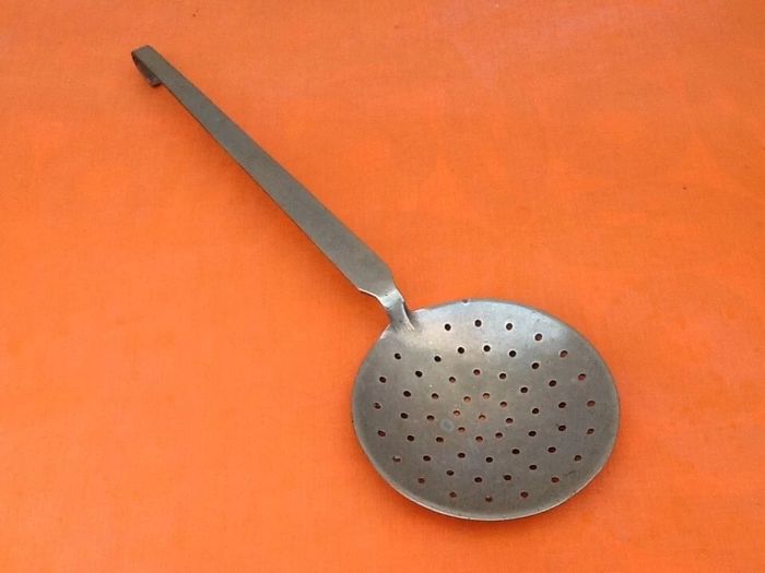 Serviteur de cuisine 5 ustensiles laiton massif - photo numéro 2