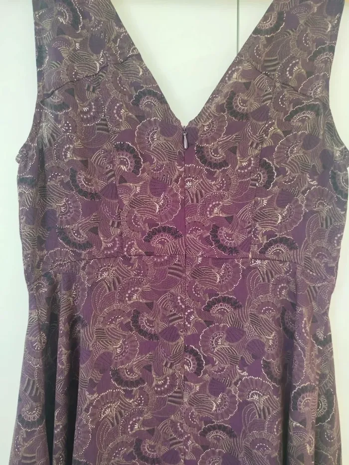 Robe d'été prune taille 38 - photo numéro 4