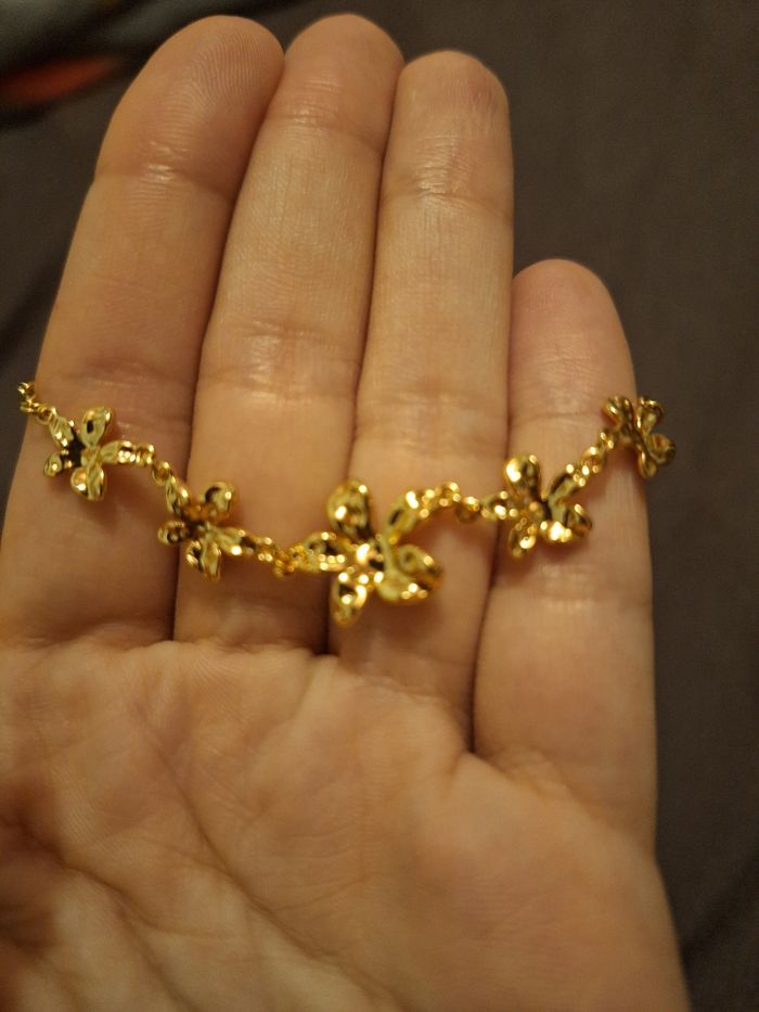 Bracelet fleur ( acier inoxydable  )