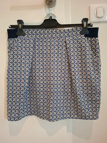 Jupe neuve Mamouchka Modèle Frégate, S Ceinture élastique & Rivets argentés