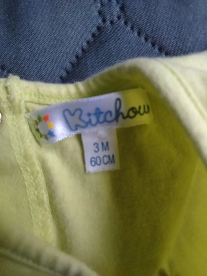 2 t- shirts, kitchoun, taille 3 mois - photo numéro 3