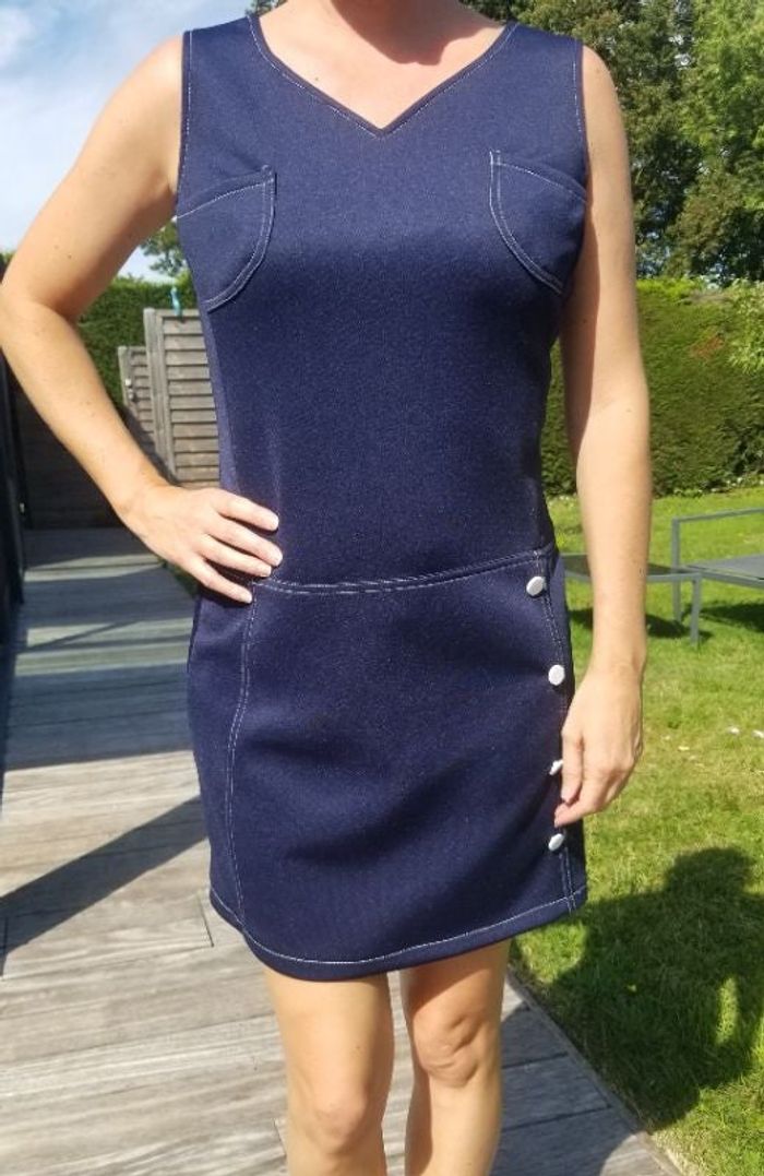 Robe bleue marine