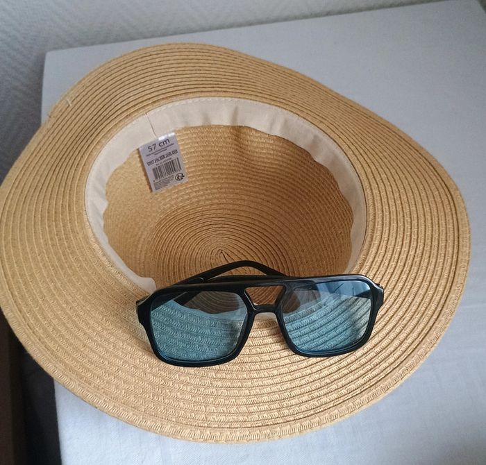 Lunettes et chapeau soleil été taille 57 - photo numéro 2