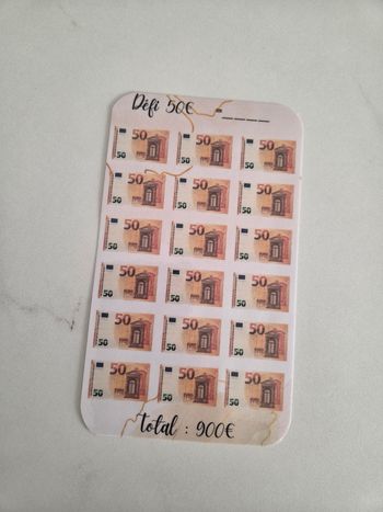 Defi budget 50 euros 