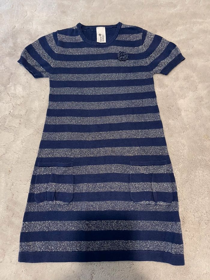Robe bleu argentée - C&A - T. 7 ans / 122 cm