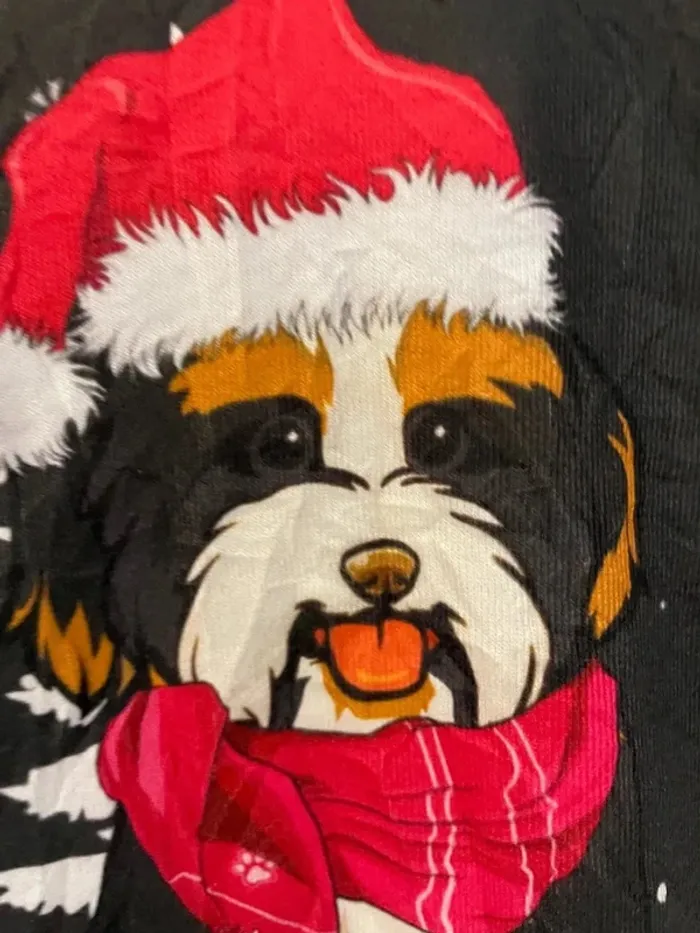 Sweater Dog Christmas Mens XL - photo numéro 3