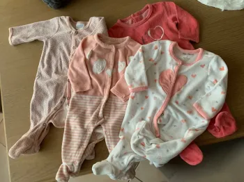 Lot de 4 pyjamas 3 mois fille