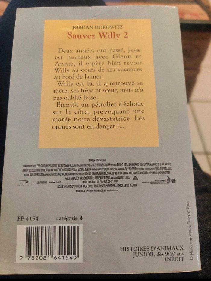 Sauvez Willy 2 Castor poche junior - photo numéro 3