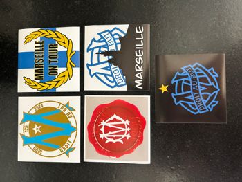 Pack exclusif de 100 stickers OM Pour les vrais Marseillais !