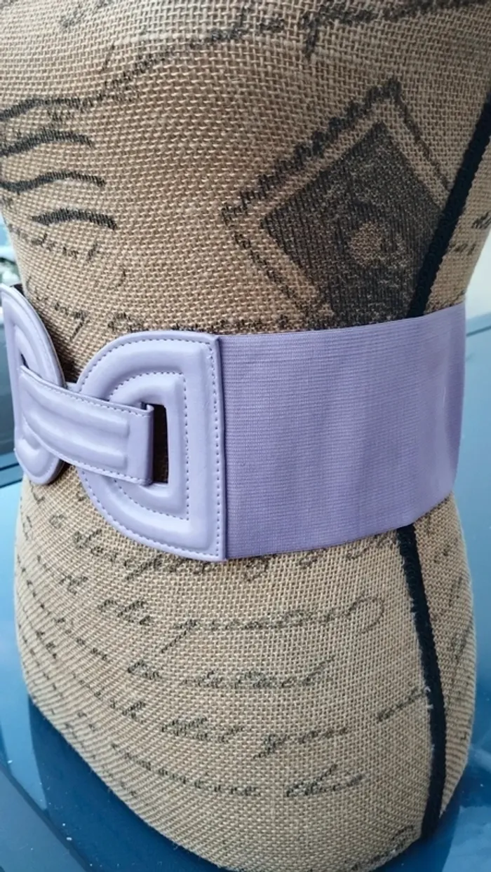 Ceinture élastique lilas 75 cm femme - photo numéro 4