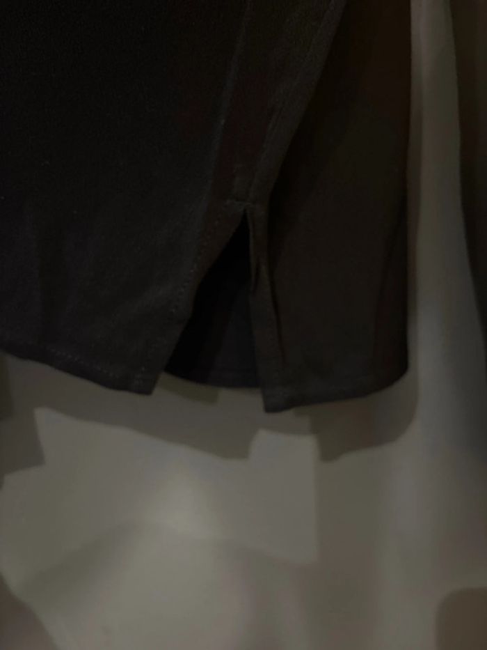 Blouse manches longues col V noir TL - photo numéro 5
