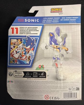 Figurine sonic métal virus